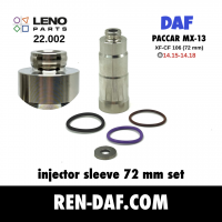 1629459 injector sleeve DAF XF-CF (106) Paccar MX 13 (72 mm)| LENO