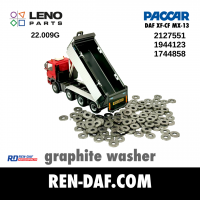 Graphite injector washer 1744858-1944123-2127551 DAF XF-CF 105-106 Paccar MX-13/ Paccar MX-11 [2006-2021] LENO