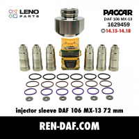 DAF CF євро-6 склянка-корпус під форсунку 1629459-2049621 Даф CF85 Paccar MX-13| LENO