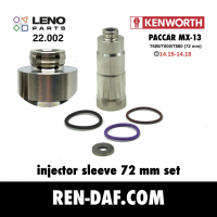 Injector sleeve Kenworth T680/ T800/ T880 Paccar MX 13 (72 mm)| LENO