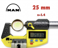 25 мм заглушка двигуна гбц-блок циліндрів MAN s=1.4| LENO
