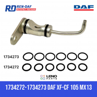 1734272-1734273 кільця ущільнювальні форсунки масляної 1605100 DAF XF105-CF85 MX13| LENO
