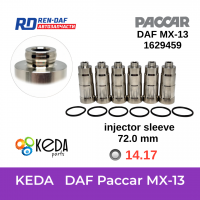 1629459-2049621 стакан-корпус форсунки паливної [14.17] DAF CF 85 Paccar MX13 | KEDA
